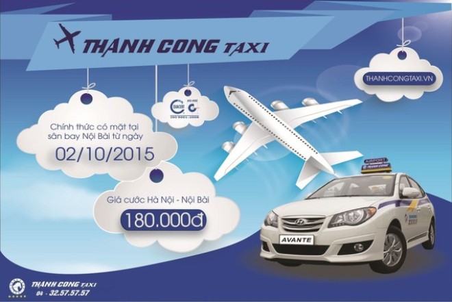 Bảng Giá và Điện Thoại Taxi Thành Công Nội Bài